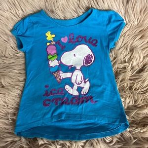 I Love Ice Cream Snoopy Tee